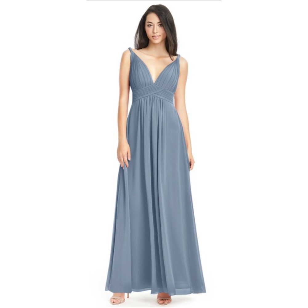 Azazie Maren Bridesmaid Dress in Dusty Blue